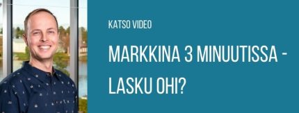 Markkina reilussa kolmessa minuutissa – joko lasku ohi?