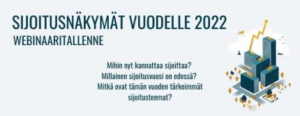 Webinaaritallenne: Sijoitusnäkymät vuodelle 2022