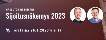 Sijoitusnäkemys 2023 -webinaari tostaina 26.1. klo 17