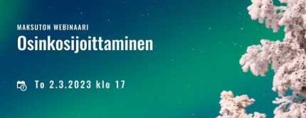 Osinkosijoittaminen ja parhaat osinko-osakkeet -webinaari 2.3. klo 17